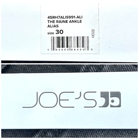 NWT Joe’s Jeans The Raine Straight Leg Ankle Jean in Alias, High Rise, Size 30 - Picture 12 of 16